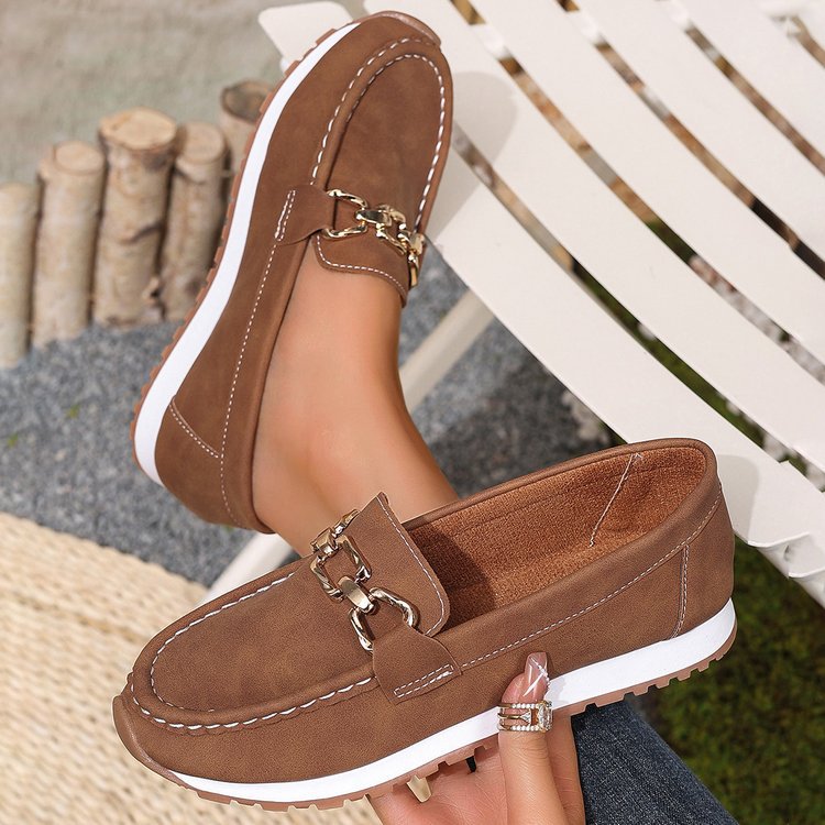 Comfortable Metal Slip-on Shoes
