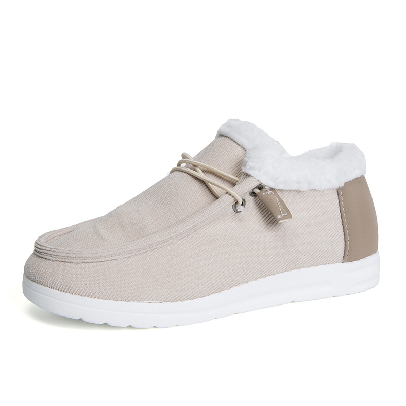 Women's soft head thick bottom orthotic arch support wool thick warm cotton shoes