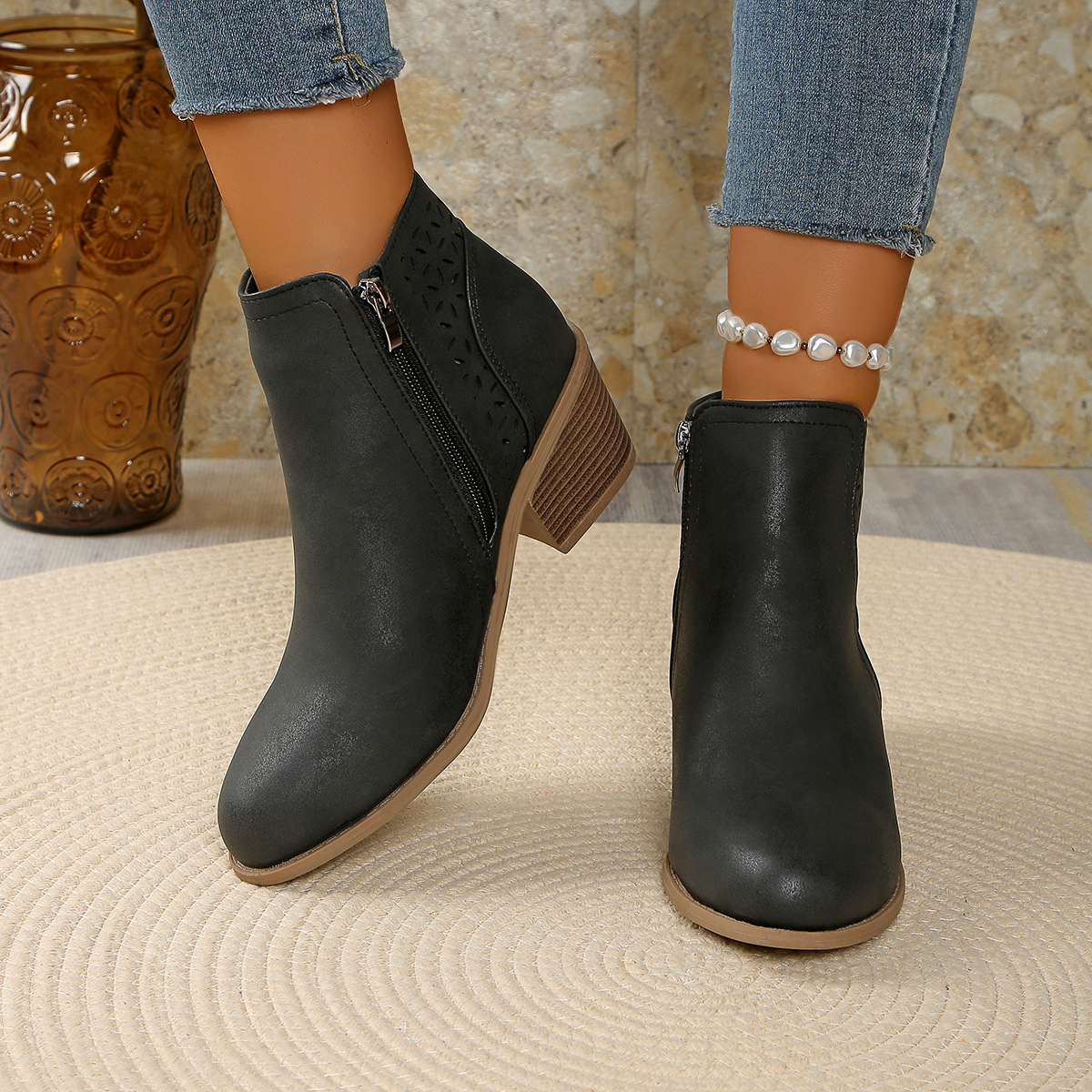 Women's Orthopedic Waterproof Chunky Boots