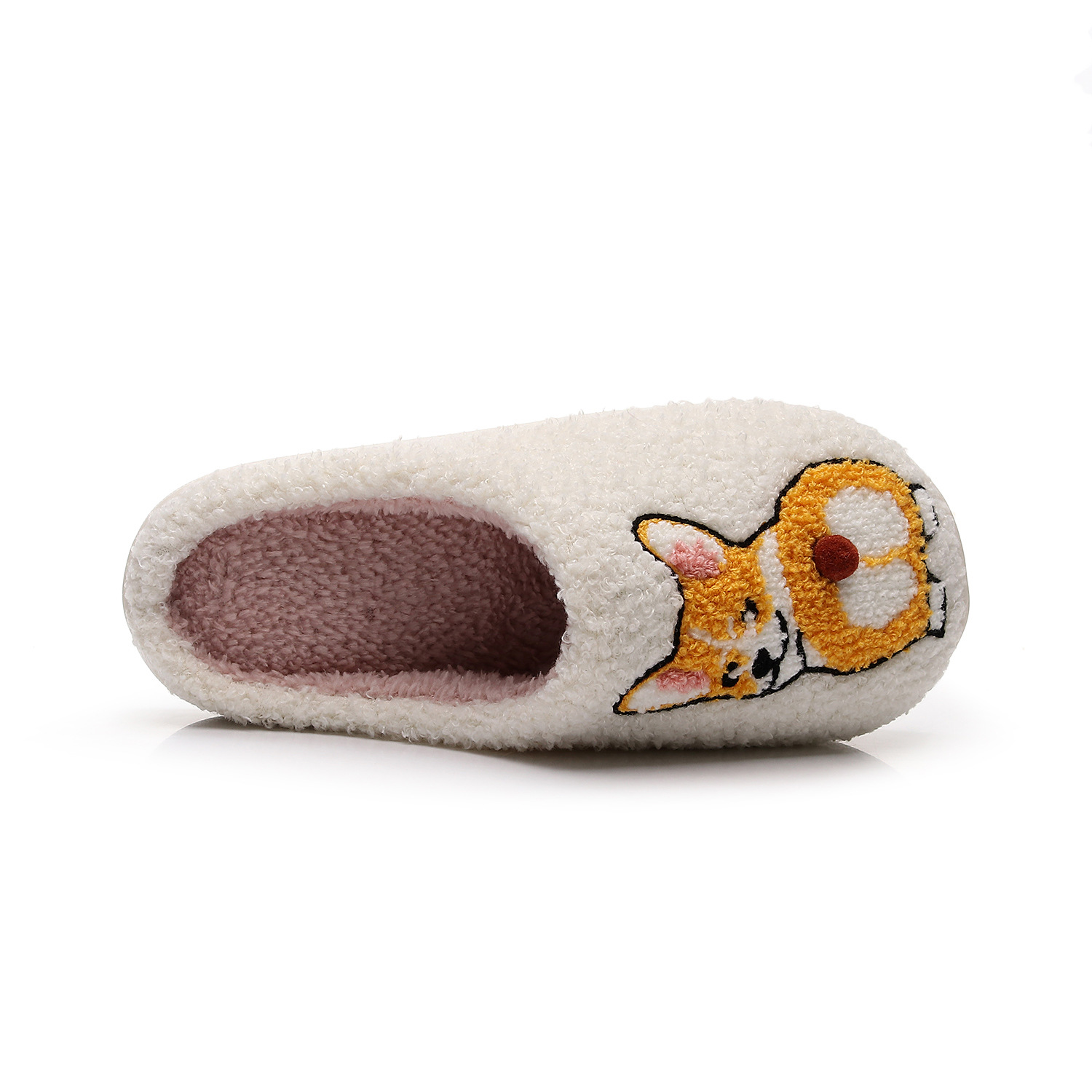 Corgi Couple Cotton Slippers