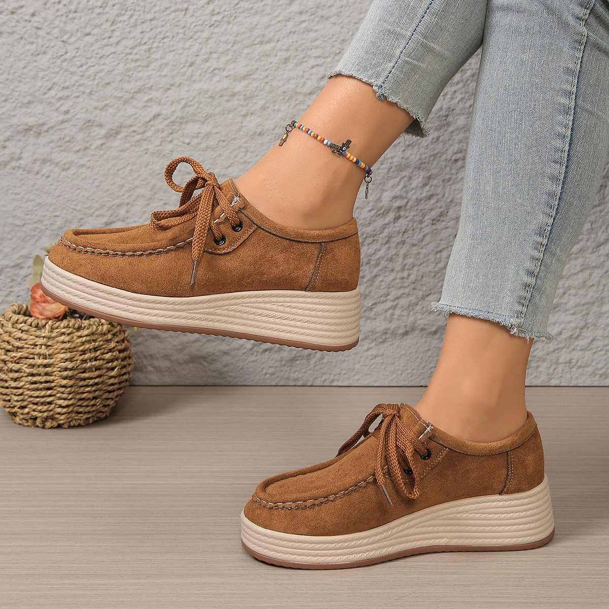 Women's Comfortable Thick-Soled Large-Size Shoes