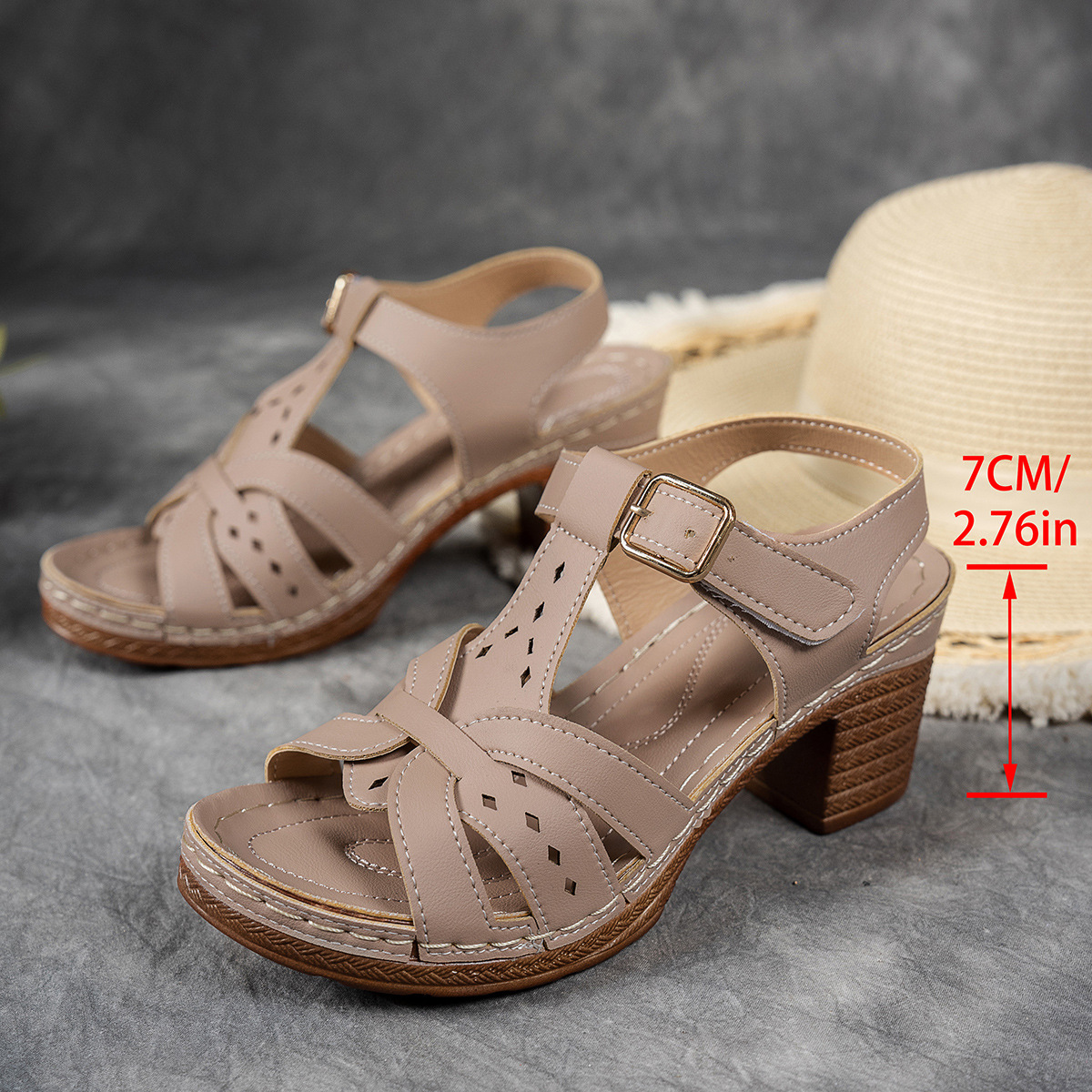 Orthopedic Chunky Heel Sandals (BUY 2 FREE SGIPPING)