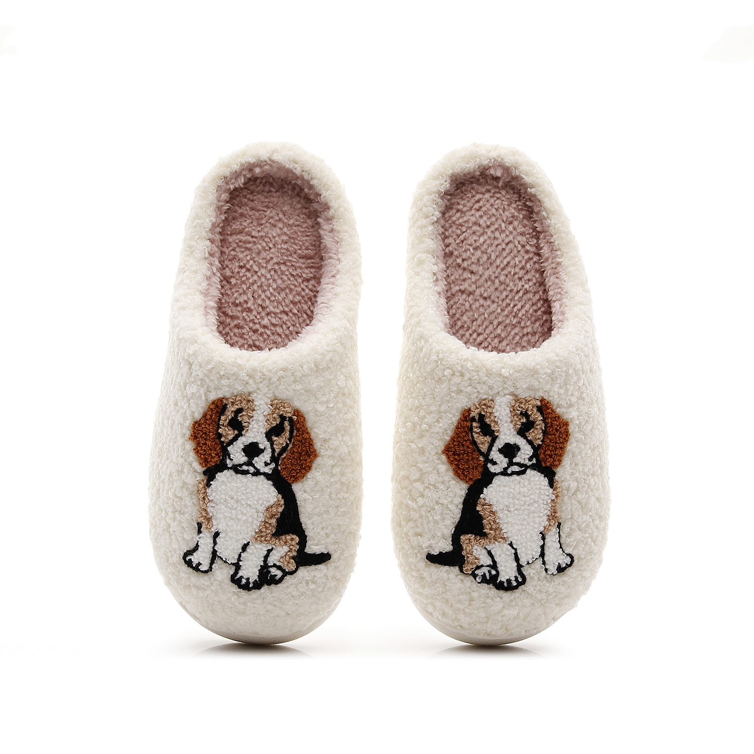 Beagle Couple Cotton Slippers