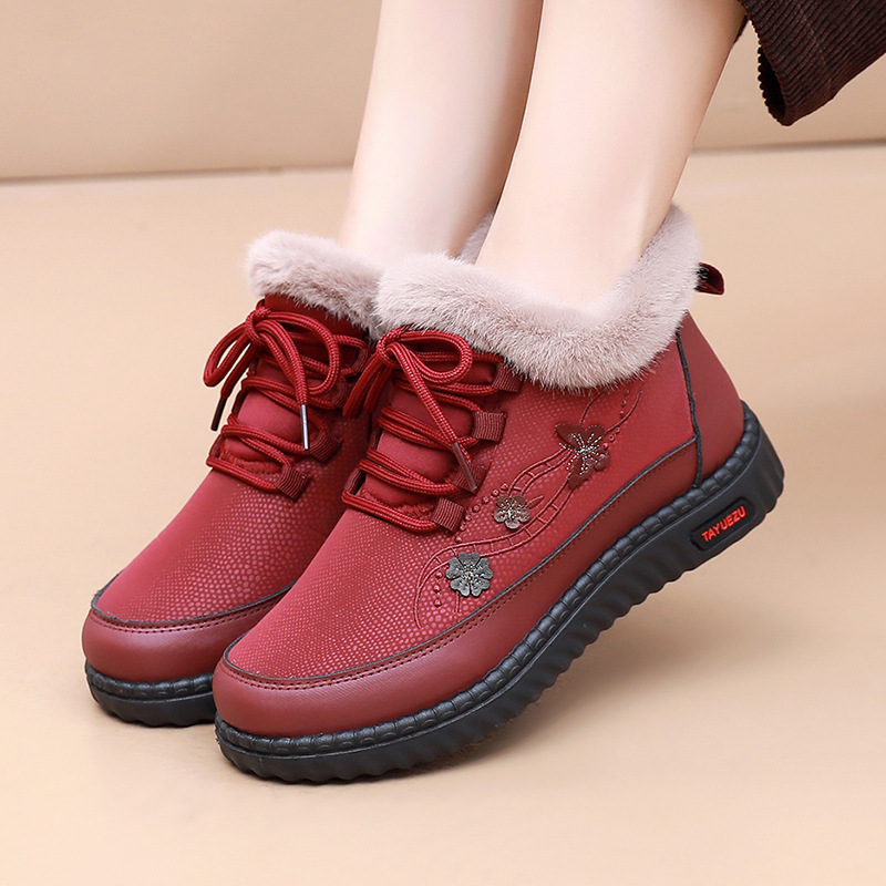 Women's Non-slip Comfortable Fleece-lined Warm Snow Boots