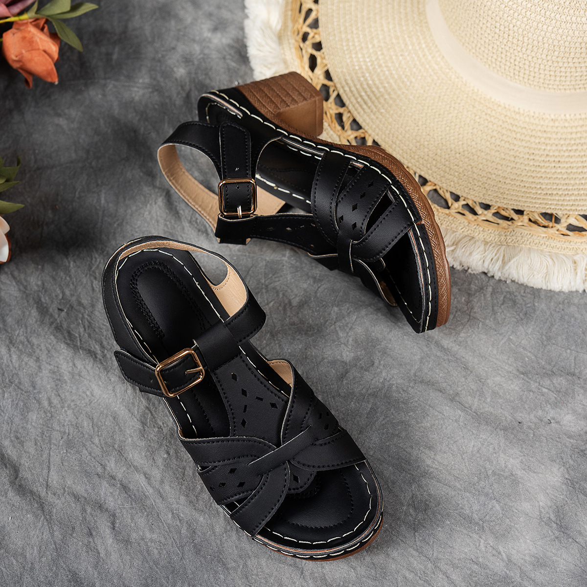 Orthopedic Chunky Heel Sandals (BUY 2 FREE SGIPPING)