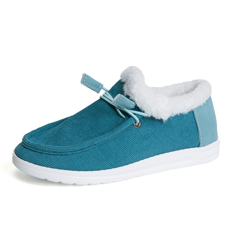 Women's soft head thick bottom orthotic arch support wool thick warm cotton shoes