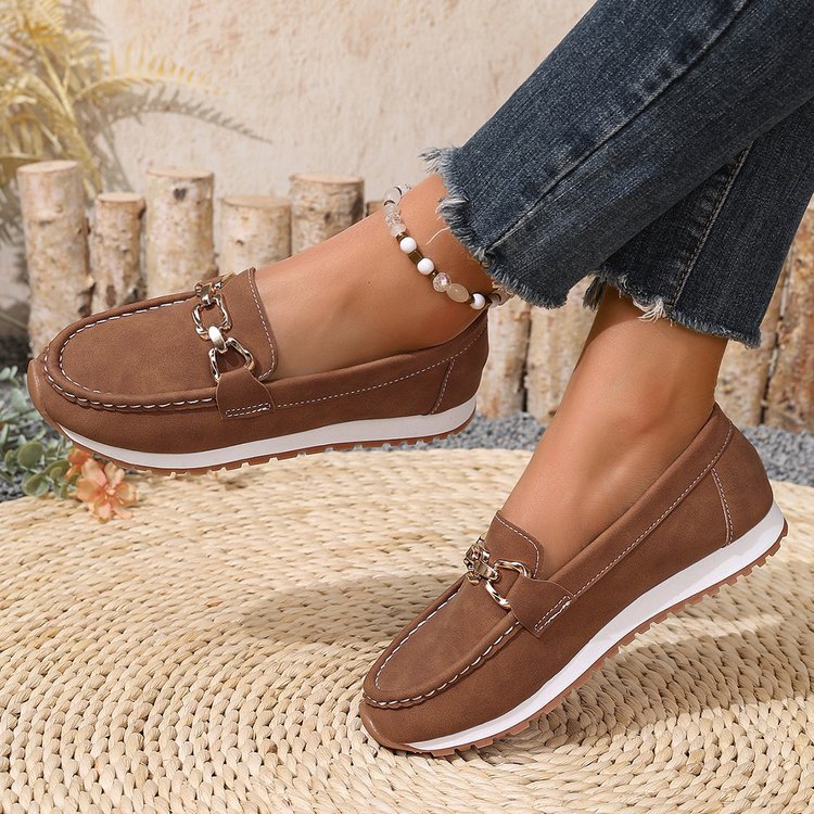 Comfortable Metal Slip-on Shoes
