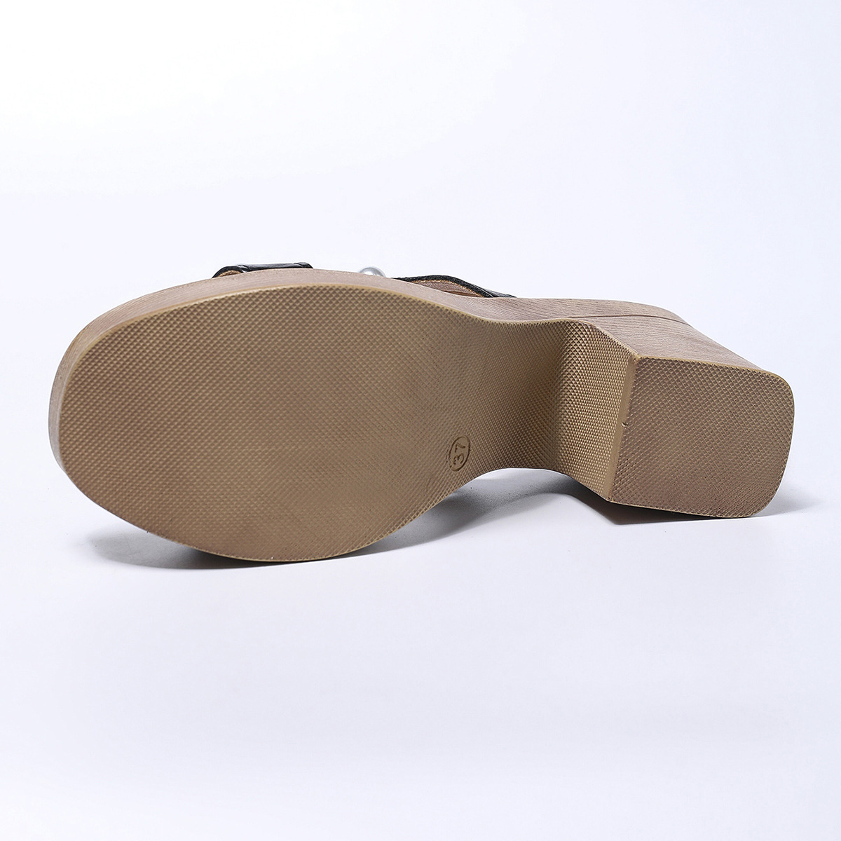 Thick-soled Height-enhancing Fashionable Pearl Beach Slippers