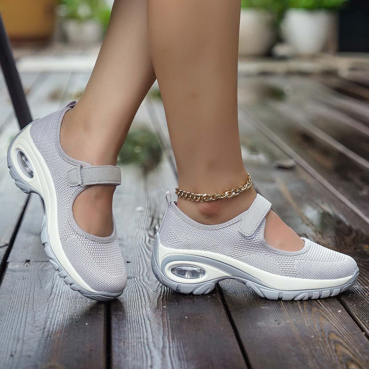 Women's Orthopedic Air Cushion Wedge Sneakers