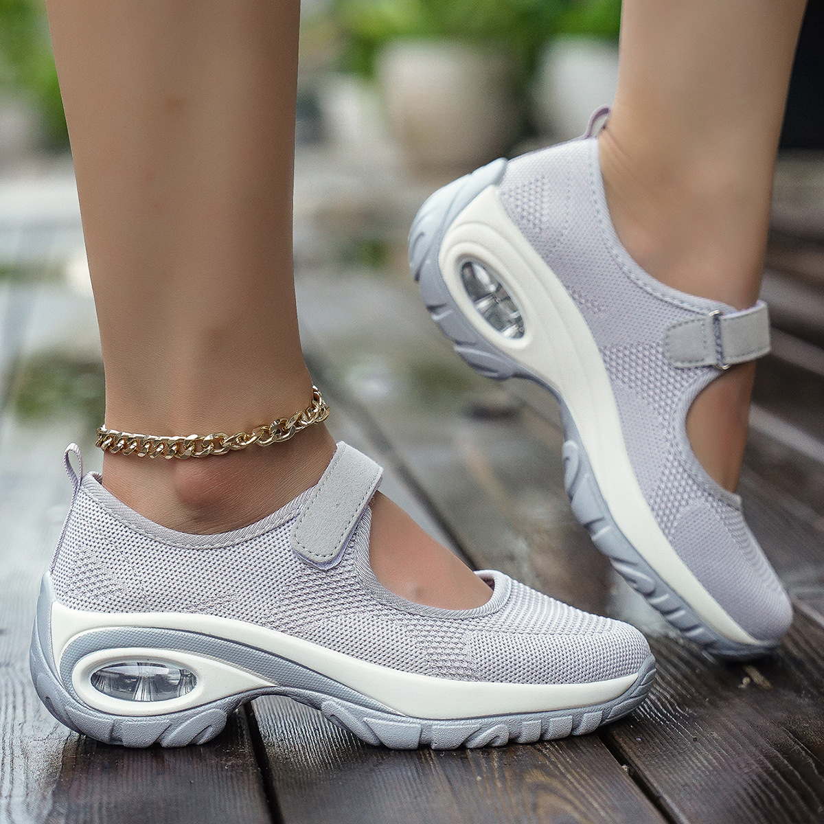 Women's Orthopedic Air Cushion Wedge Sneakers