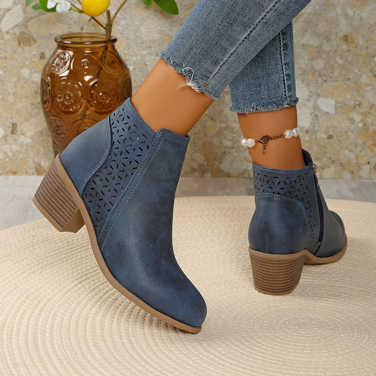 Women's Orthopedic Waterproof Chunky Boots