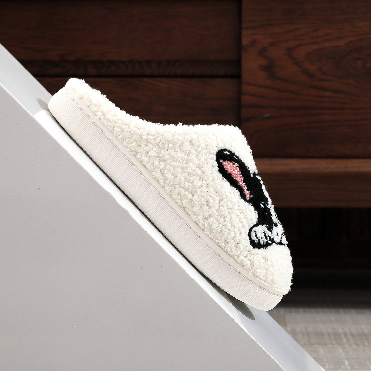 French Bulldog Couple Warm and Comfortable Cotton Slippers