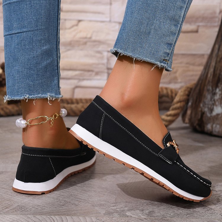 Comfortable Metal Slip-on Shoes