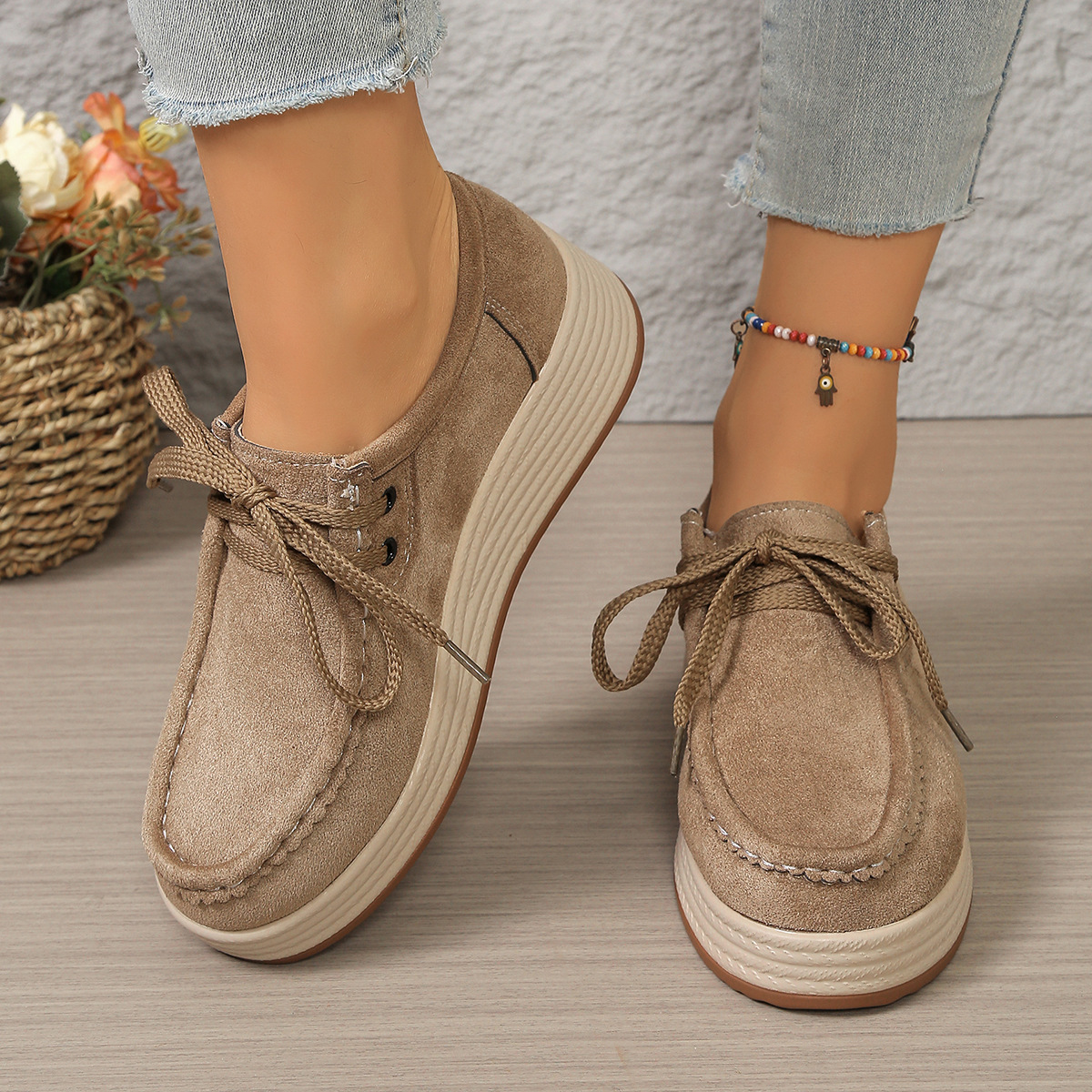 Women's Comfortable Thick-Soled Large-Size Shoes