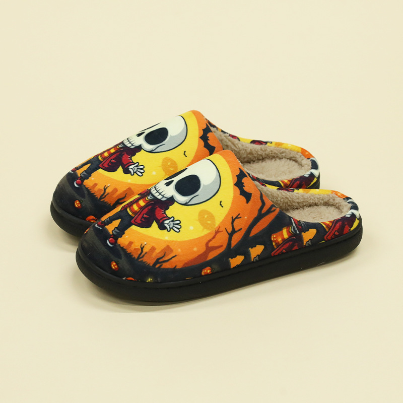 Halloween Couple Cotton Slippers