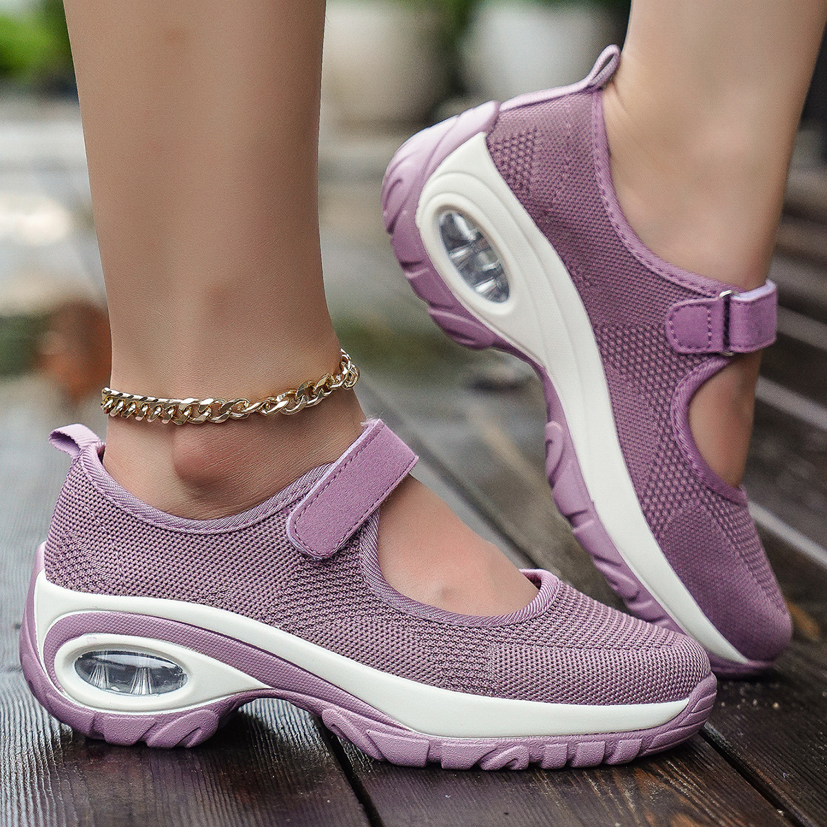 Women's Orthopedic Air Cushion Wedge Sneakers