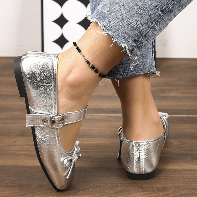 Women's Bow Mary Jane Shoes