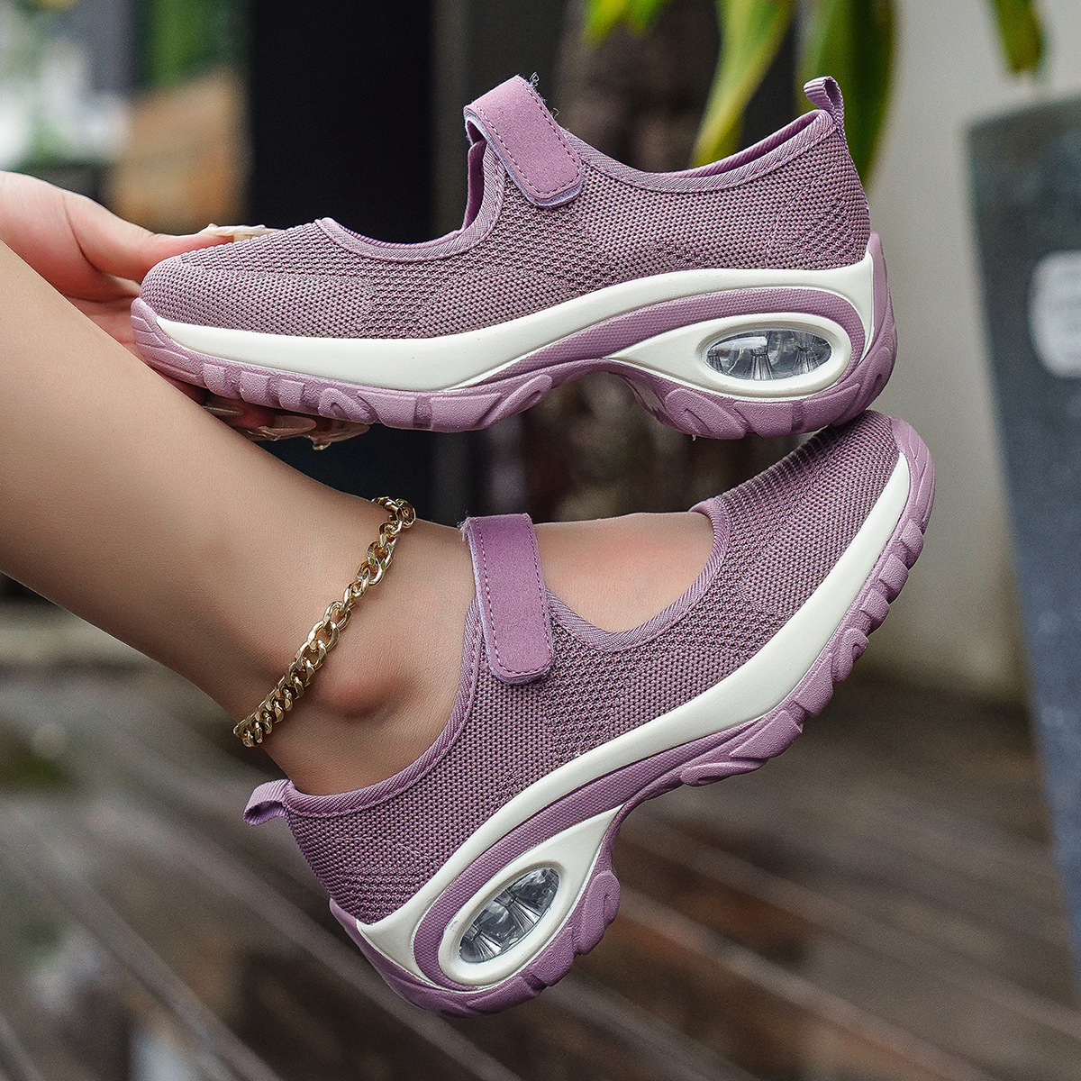 Women's Orthopedic Air Cushion Wedge Sneakers