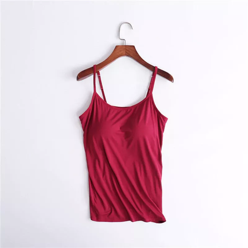 Tank With Built-In Bra - Buy More Save More