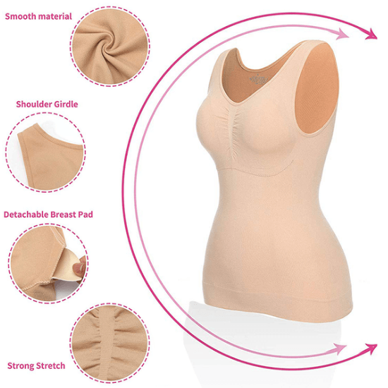 🔥Buy 1 Get 1 Free🔥 Cami Tank Top with "5 Zones" Technology