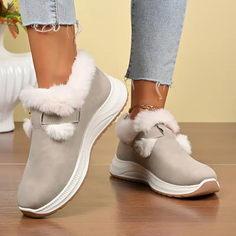 Women's Plush Winter Snow Boots