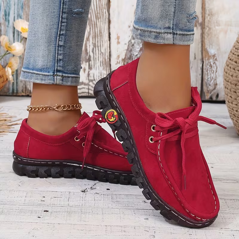 Women's Lightweight Slip-Resistant Flat Shoes