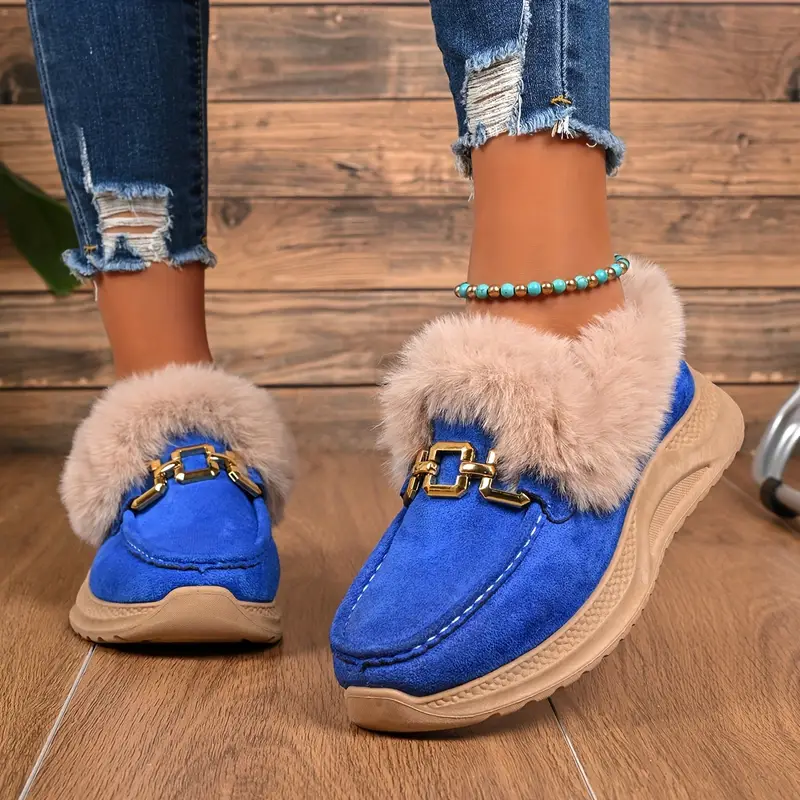 Women's Warm Imitation Rabbit Fur Winter Boots