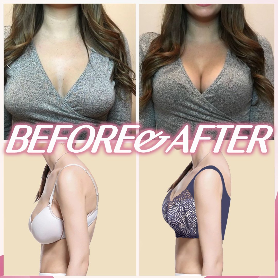 Full-Figure Seamless Lace Cut-Out Bra