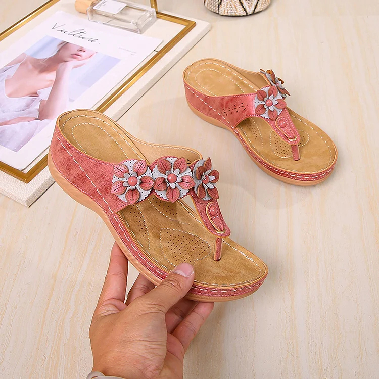 Women's Casual Wedge Flip-Flops