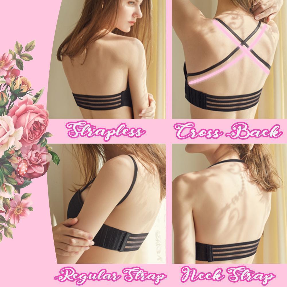 Lace Strapless Drawstring Bandeau