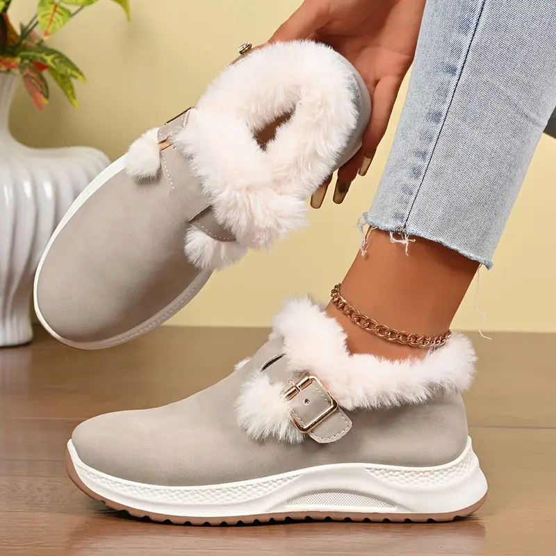 Women's Plush Winter Snow Boots