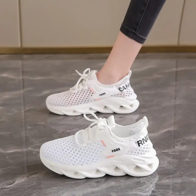 Women's Breathable Mesh Sneakers - Lightweight Athletic & Casual Shoes with EVA Sole