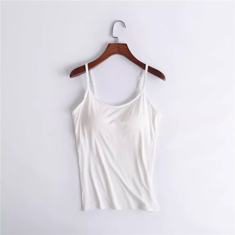 Tank With Built-In Bra - Buy More Save More