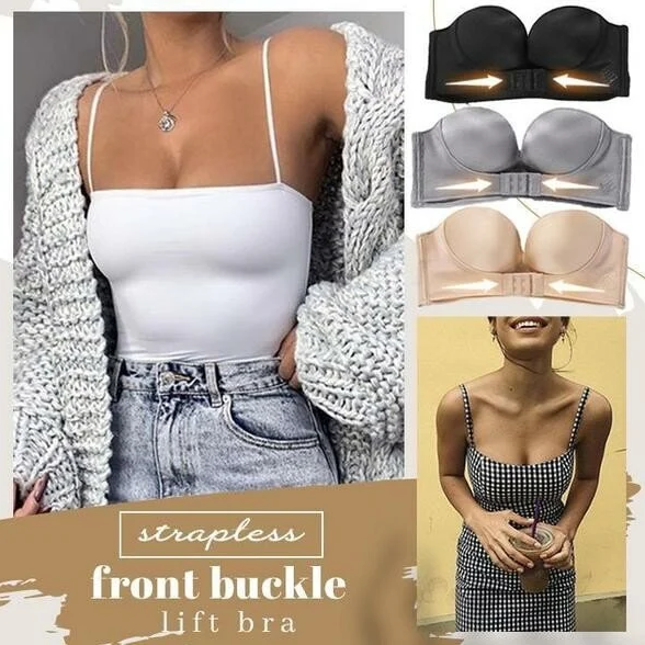 Invisible Strapless Non-slip Sexy No Steel Ring Tube Top