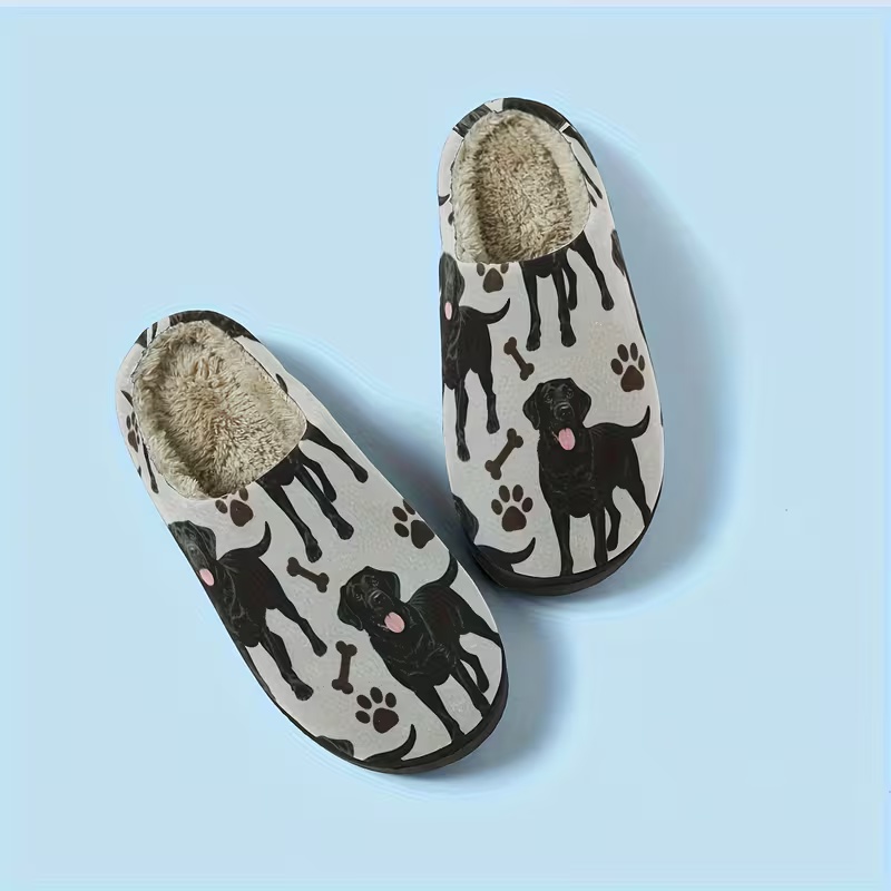Women's Labrador Dog Slippers