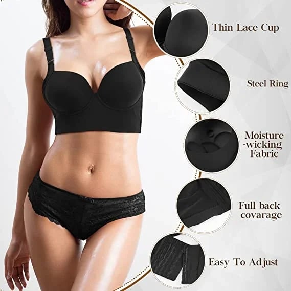 Buy 2 Save 25% 🔥 Fashion Deep Cup Bra-Bra with Shapewear Incorporated (Size runs the same as regular bras)