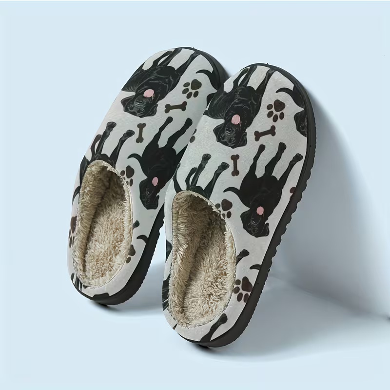 Women's Labrador Dog Slippers