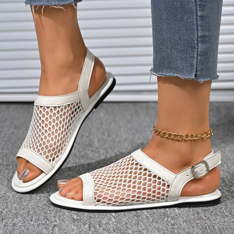 🔥Last Day 60% OFF - Women's Wedges Orthopedic Breathable Casual Flat Sandals