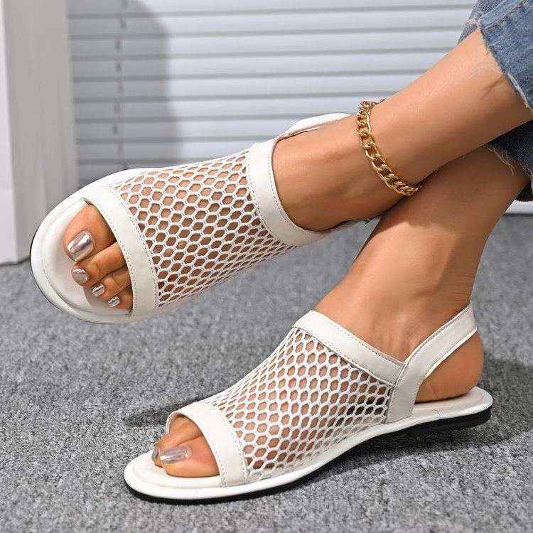 🔥Last Day 60% OFF - Women's Wedges Orthopedic Breathable Casual Flat Sandals