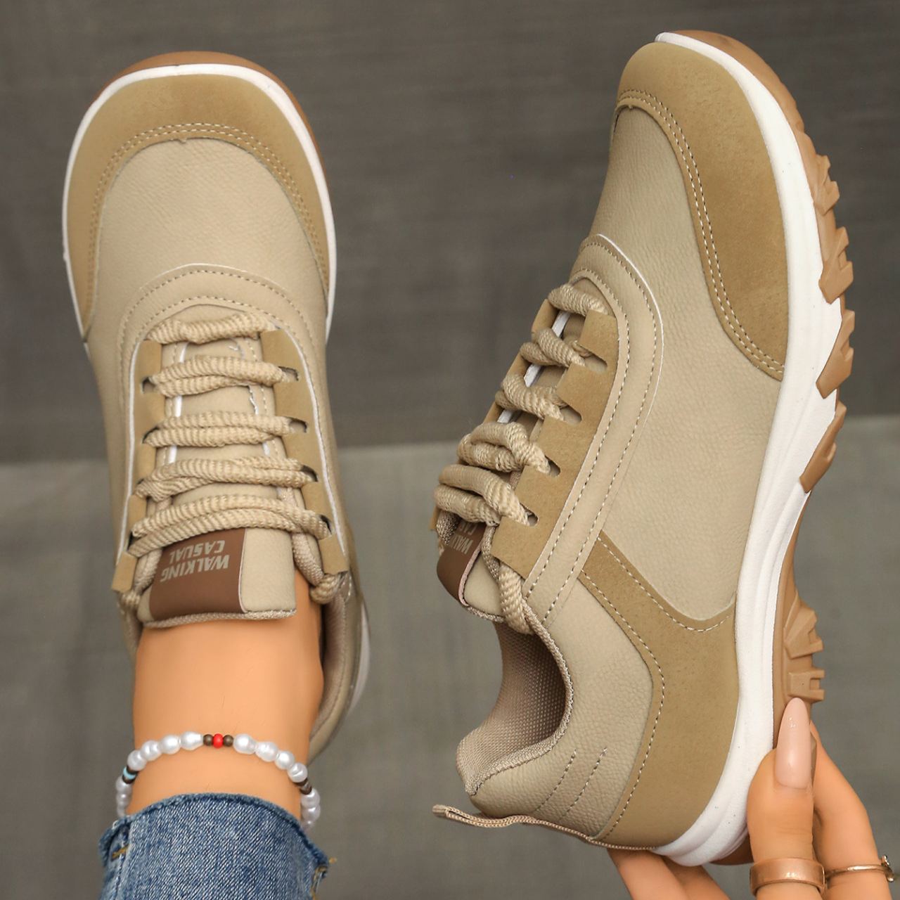 Colorblock Comfortable Breathable Casual Sneakers