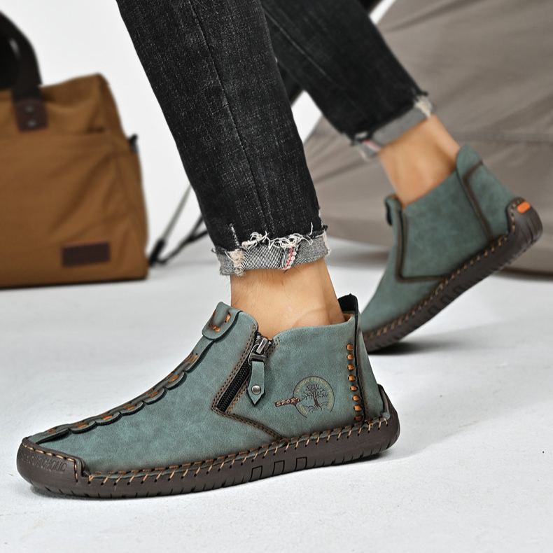 Last Day 60% OFF - Large size men's zipper boots