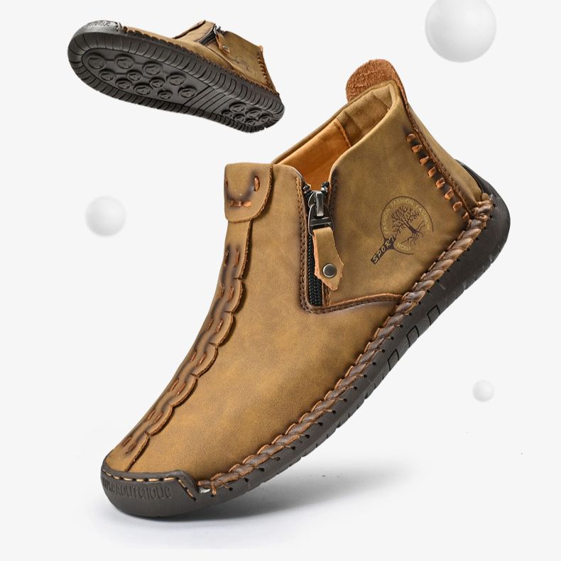 Last Day 60% OFF - Large size men's zipper boots