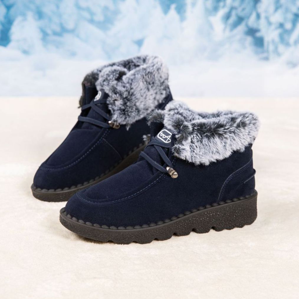 Women's Winter Fleece Lining Thickened Warm Short Boots