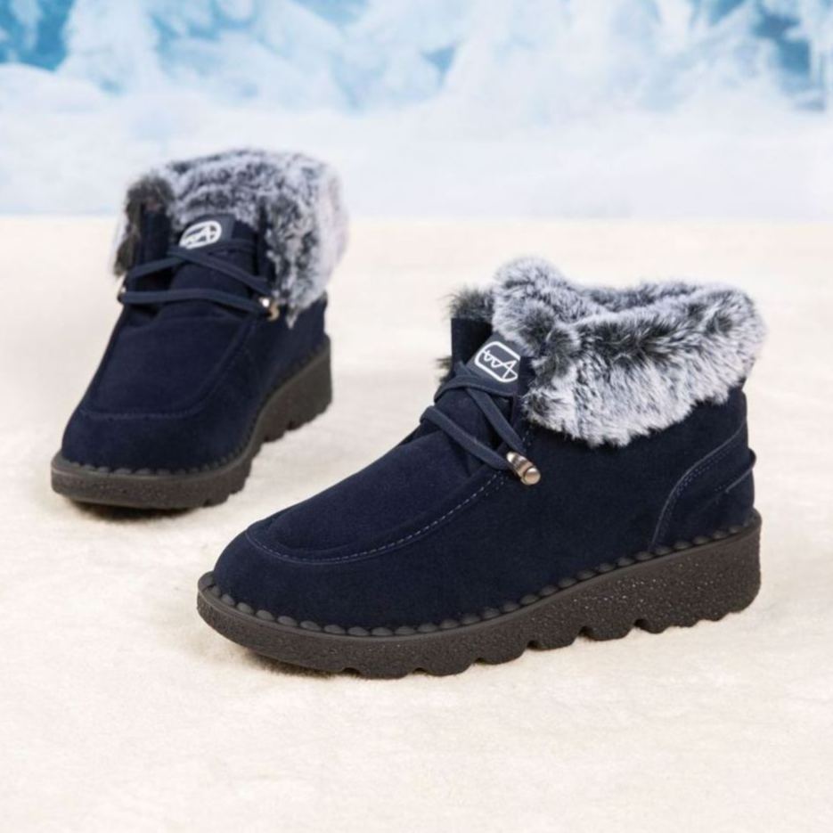 Women's Winter Fleece Lining Thickened Warm Short Boots