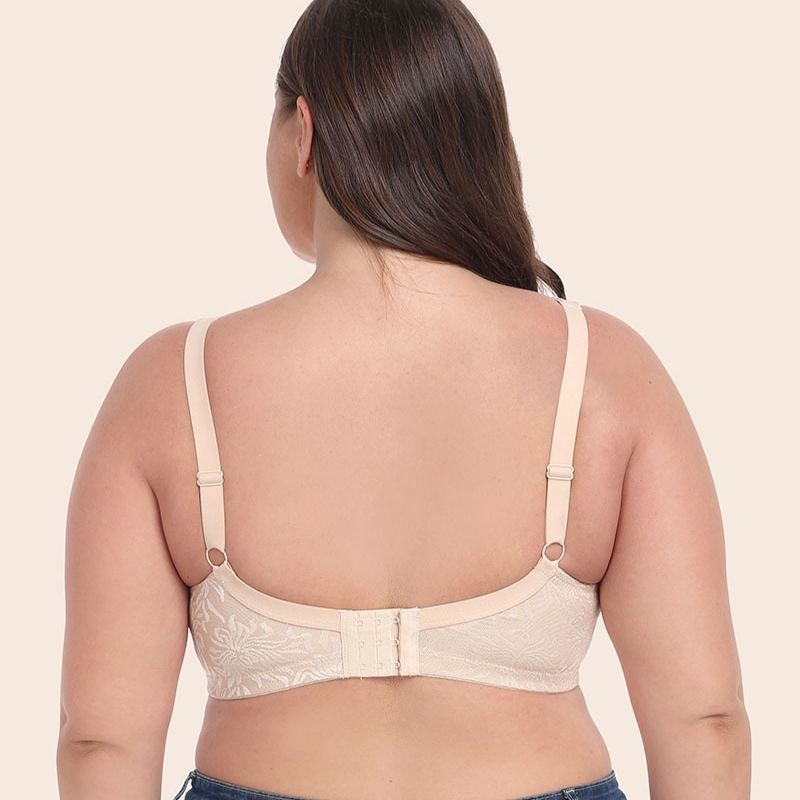 Wireless Minimizer Plus Sizes Featuring a V-Neck Seamless Bralette Sports Bra