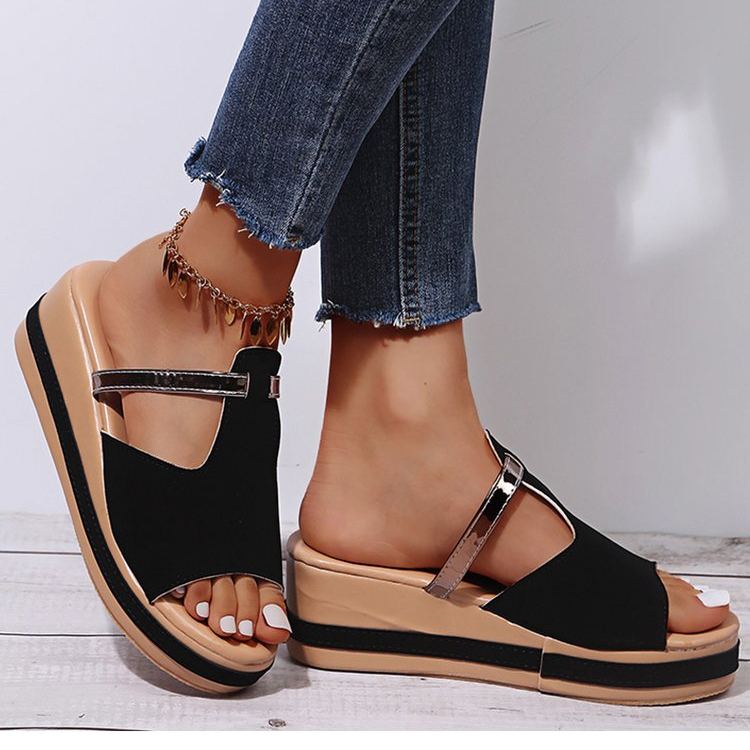Women's Slip-on Casual Wedge Sandals