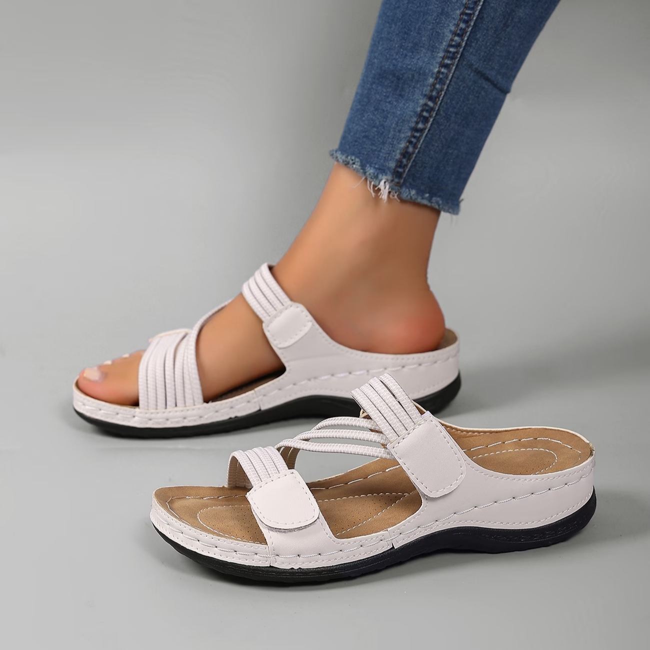Women's Summer Casual Open Toe Breathable Fashion Slippers
