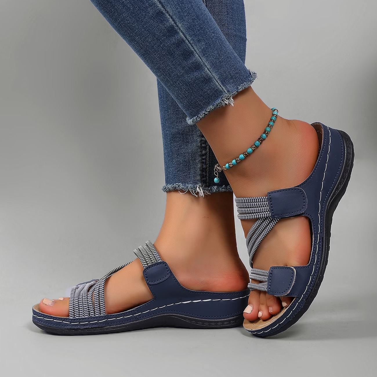 Women's Summer Casual Open Toe Breathable Fashion Slippers