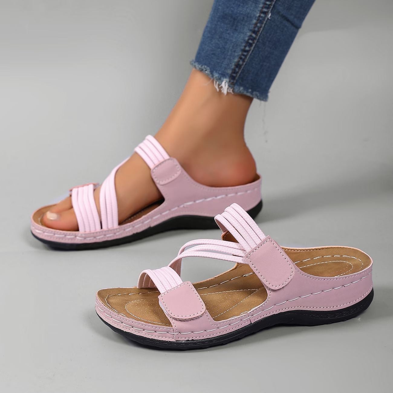 Women's Summer Casual Open Toe Breathable Fashion Slippers