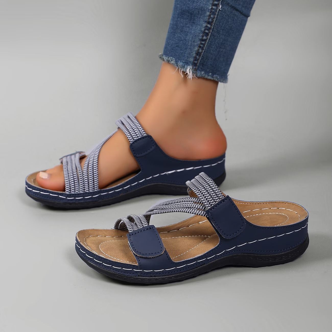 Women's Summer Casual Open Toe Breathable Fashion Slippers